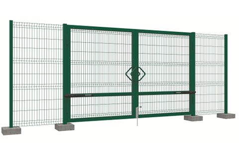 Распашные сетчатые ворота DoorHan