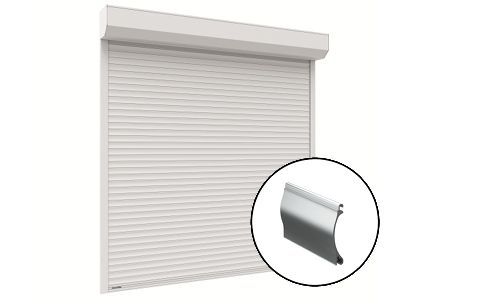 Рольворота из одностенного профиля RHE84M