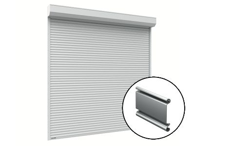 Витринные стальные рольставни