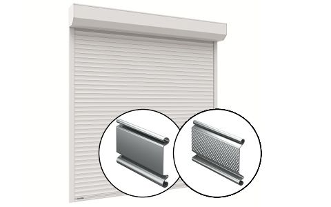 Рольворота из стального профиля RHS75